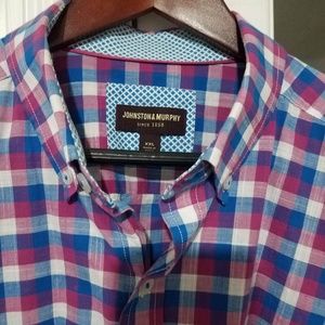Multi Twill Gingham Point-Collar Shirt